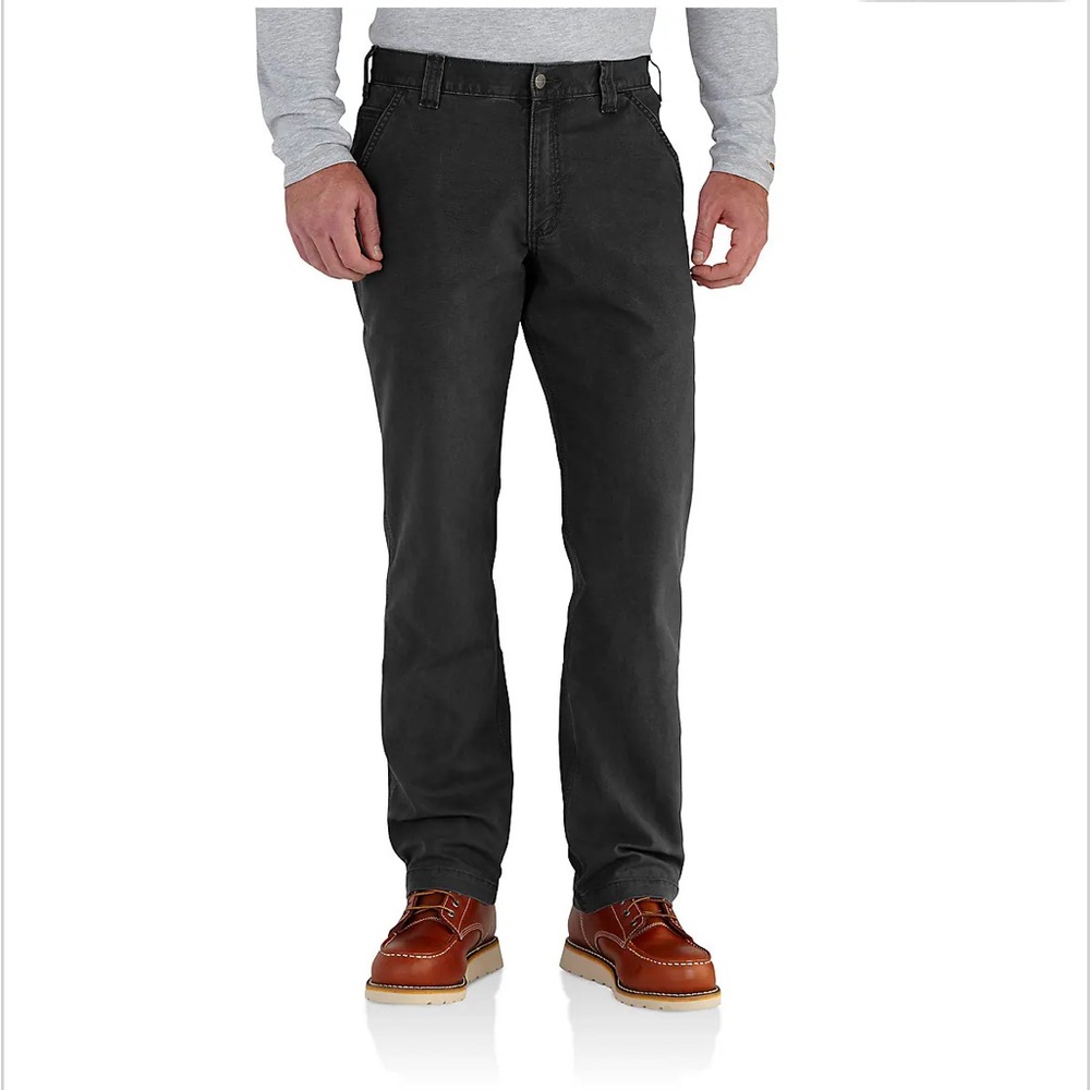 MEN'S WORK PANT - RELAXED FIT - RUGGED FLEX® - CANVAS (minor spotting)